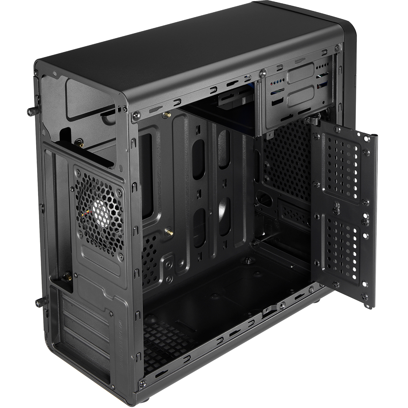 AEROCOOL QS-180 PC-Gehäuse, Schwarz