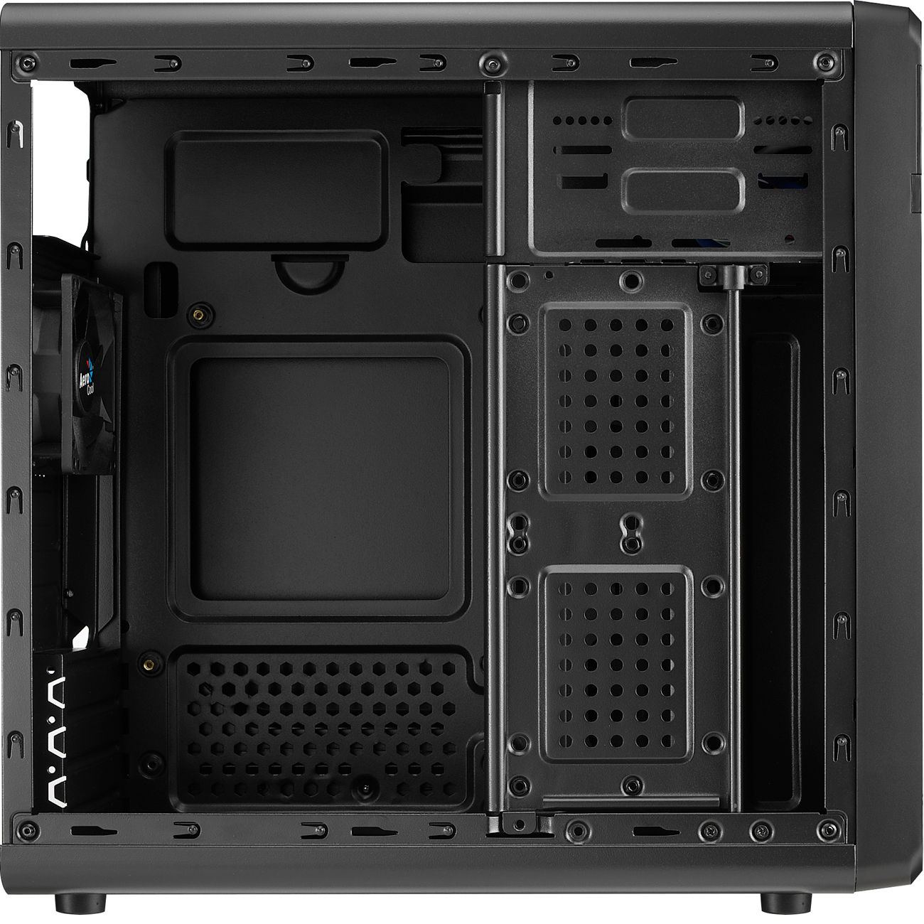 AEROCOOL QS-180 PC-Gehäuse, Schwarz
