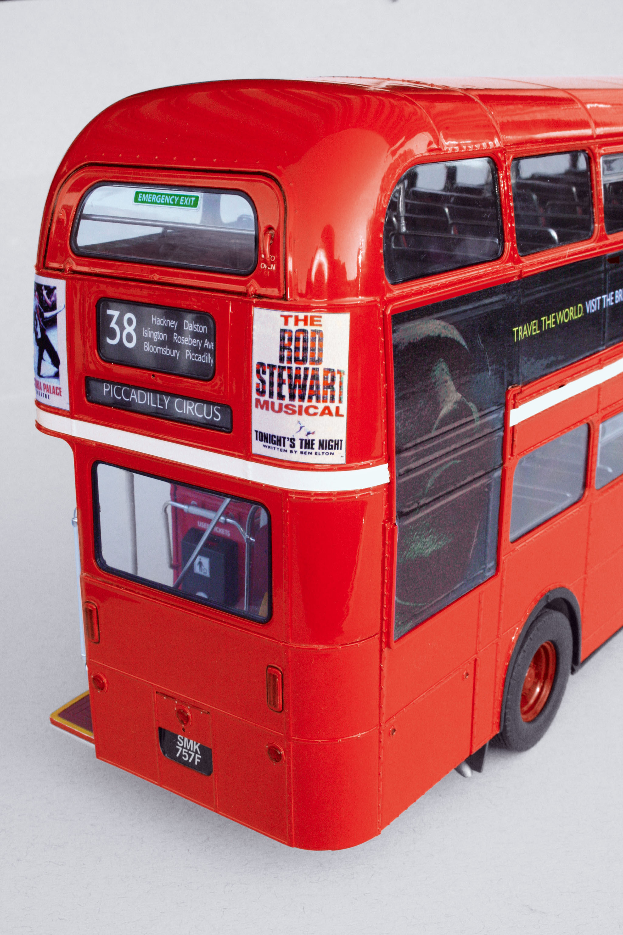 London Mehrfarbig Bausatz, 07651 REVELL Bus