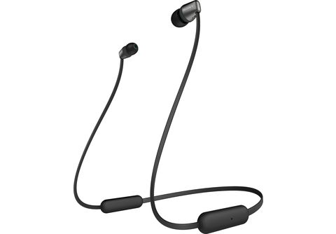 Kopfhörer SONY WI-C310, In-ear MediaMarkt Schwarz | Bluetooth Kopfhörer Schwarz
