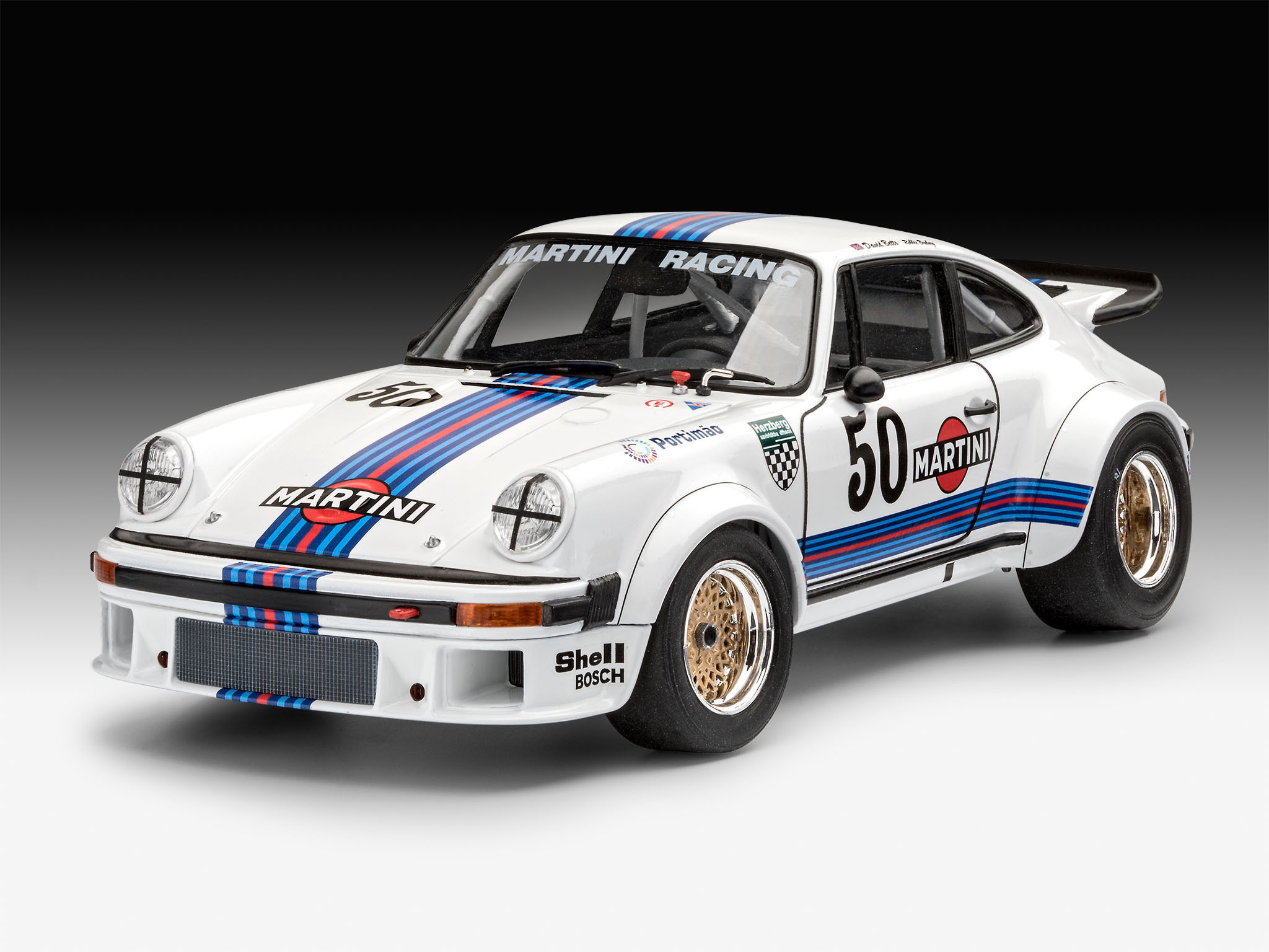 07685 Mehrfarbig Porsche 934 REVELL Bausatz, Martini RSR