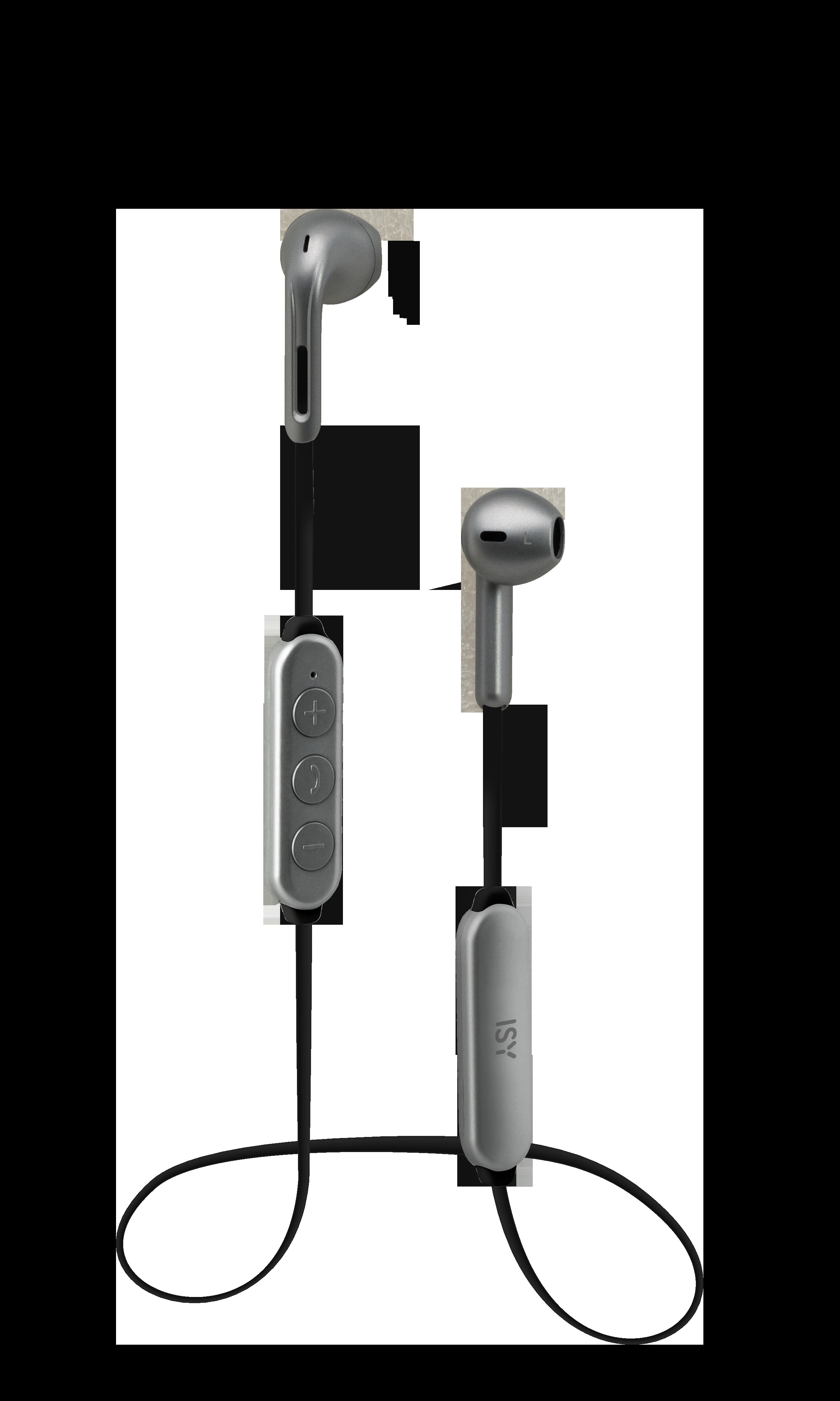 ISY IBH-3700, In-ear Kopfhörer Bluetooth Grau