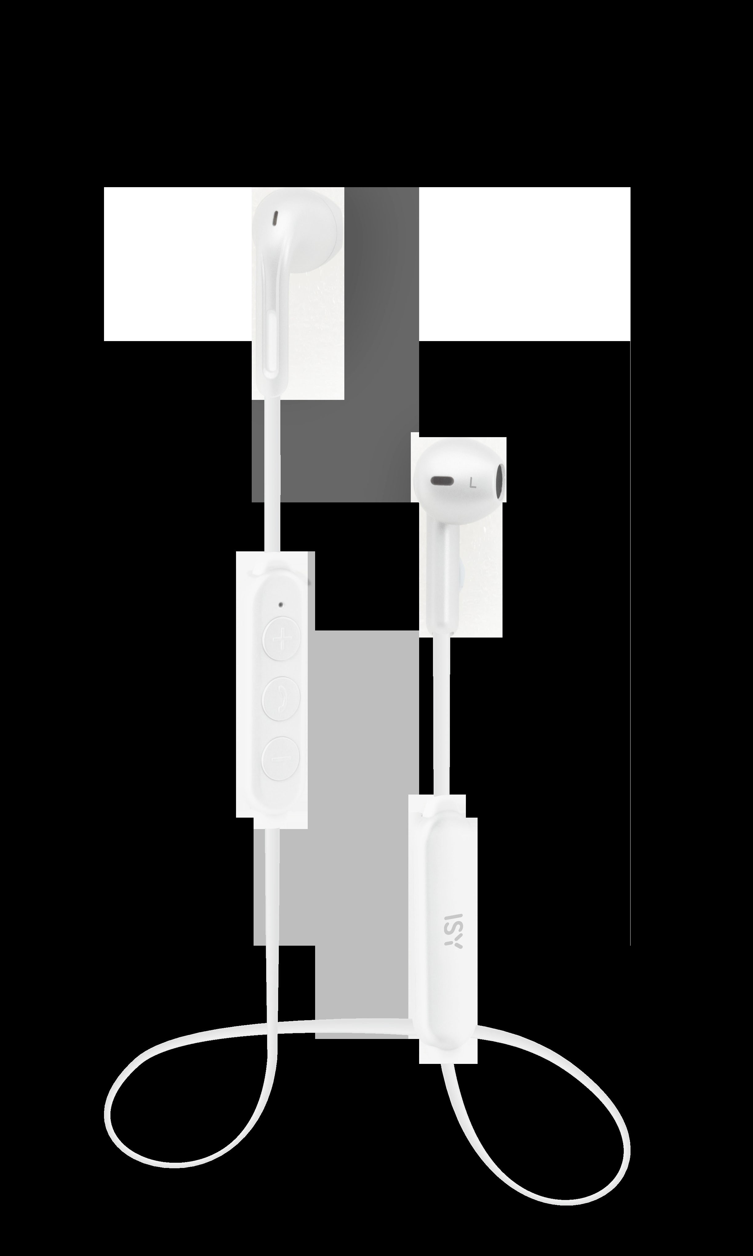 Weiß In-ear IBH-3700, Kopfhörer ISY