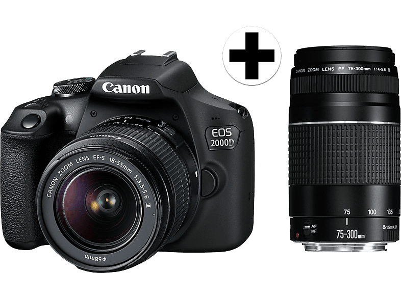 Pardon Omgekeerd mijn CANON EOS 2000D 18-55mm DC + 75-300mm DC kopen? | MediaMarkt