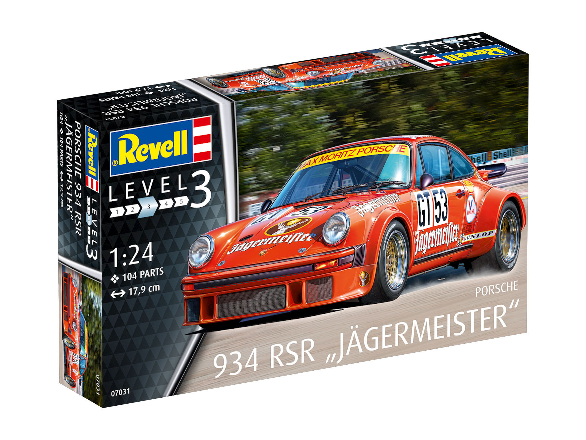 REVELL 07031 934 RSR Bausatz, Mehrfarbig Jägermeister