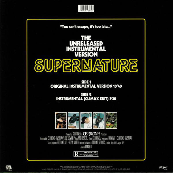 Cerrone - Supernature (Instrumental Vinyl)  - (Vinyl)