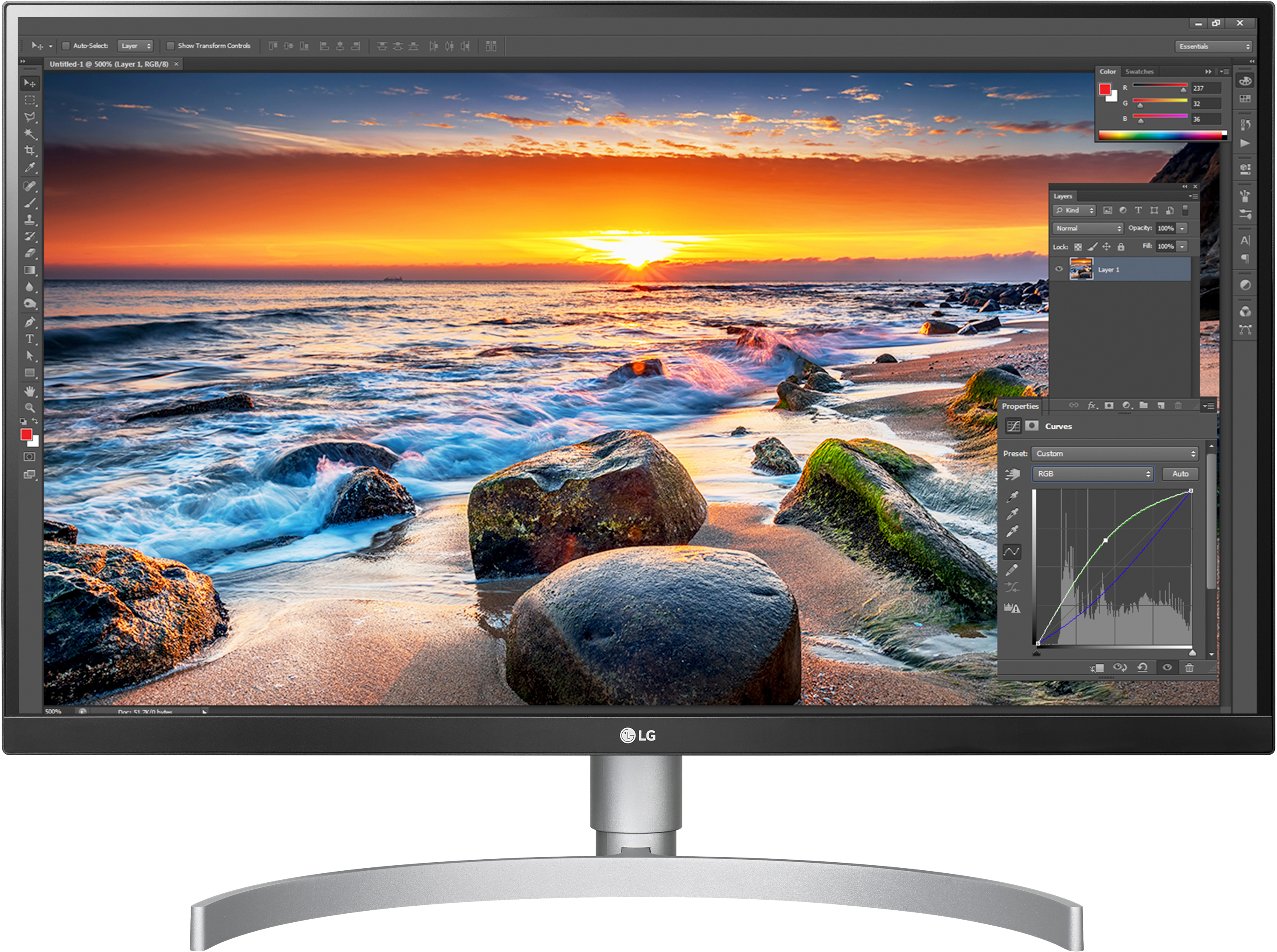 LG 27UL850-W.AEU 27 Zoll  UHD 4K  UHD Monitor  5 ms Reaktionszeit  
