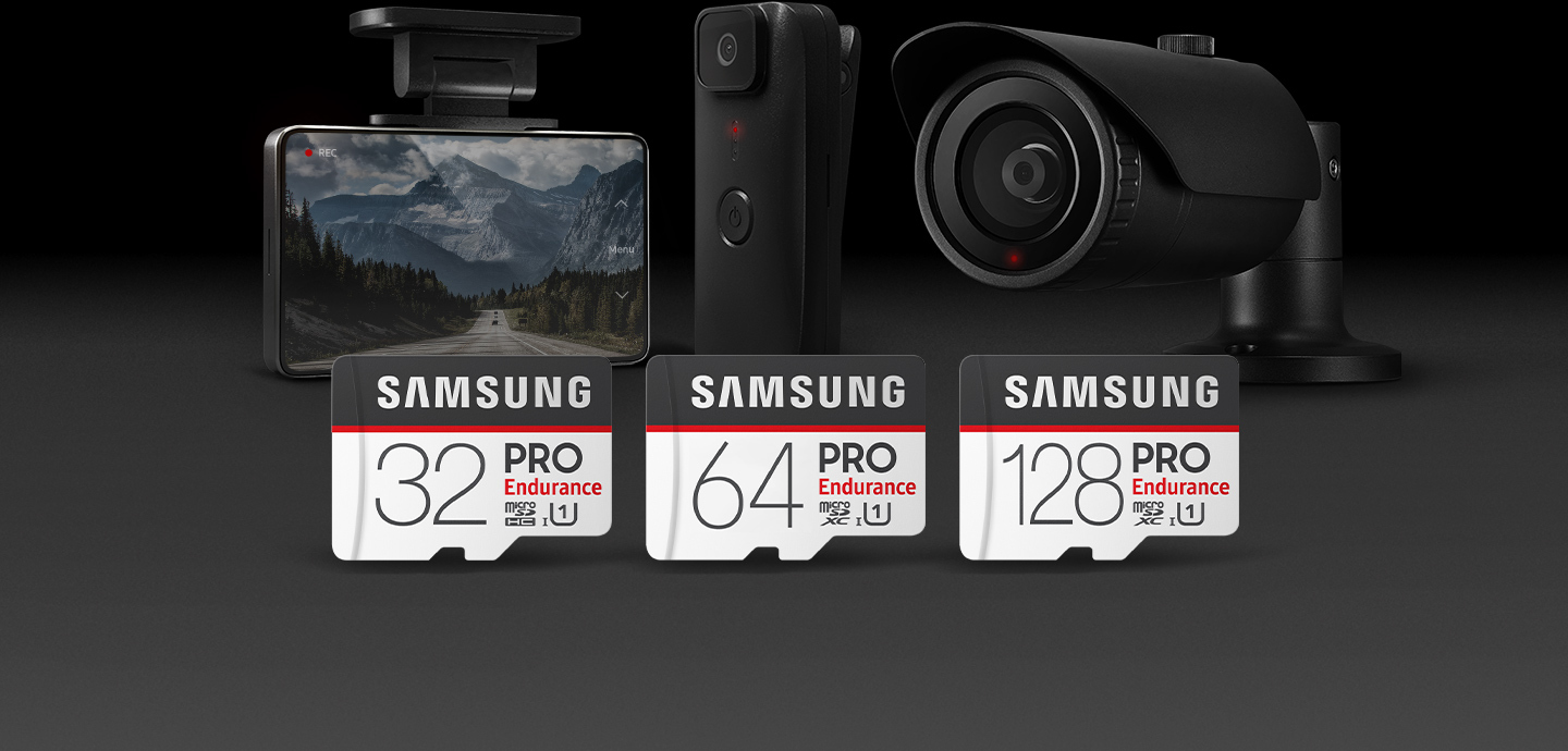 SAMSUNG PRO Endurance, Micro-SDXC, Micro-SDHC Speicherkarte, 64 GB, 100 MB/s