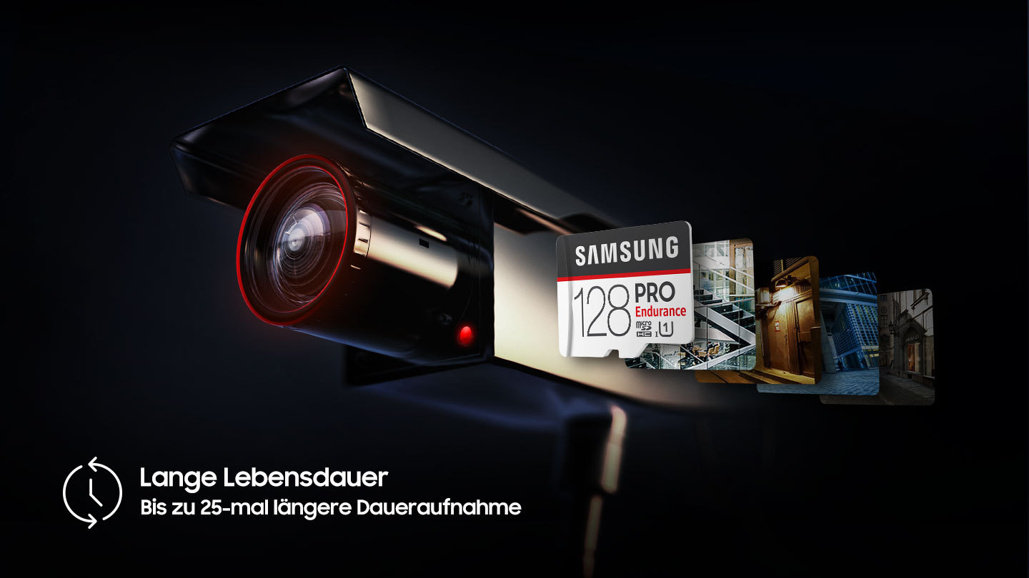 SAMSUNG PRO Endurance, Micro-SDXC, Micro-SDHC Speicherkarte, 64 GB, 100 MB/s