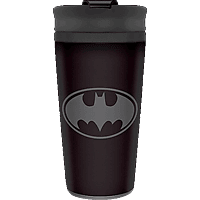 PYRAMID INTERNATIONAL Batman Travel Mug Reisebecher, Schwarz/Grau