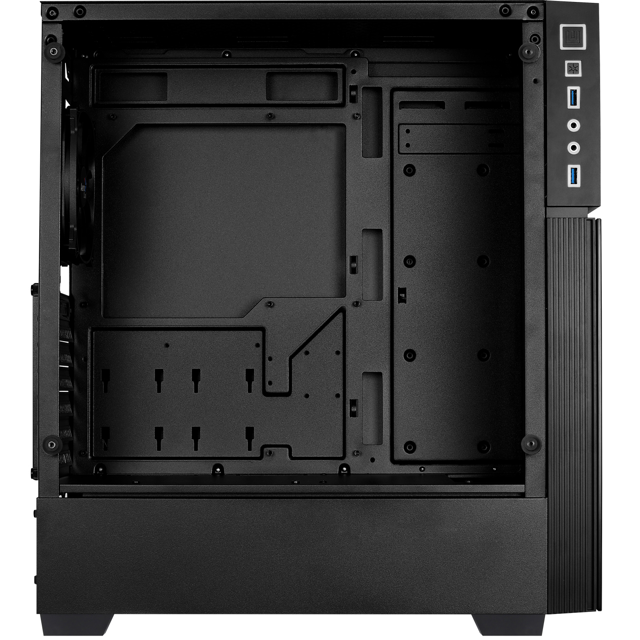 AEROCOOL Playa PC-Gehäuse, Schwarz