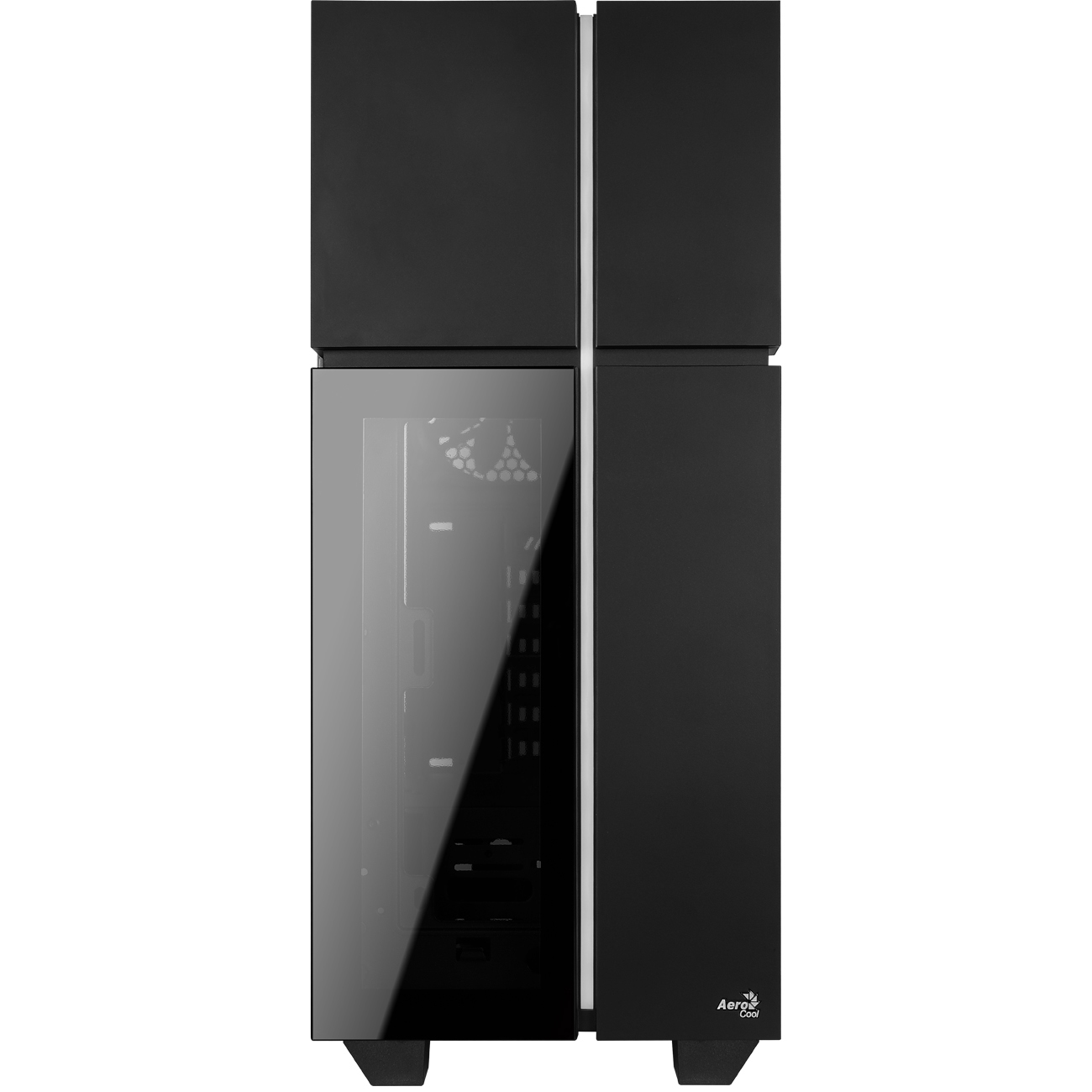 AEROCOOL Playa PC-Gehäuse, Schwarz