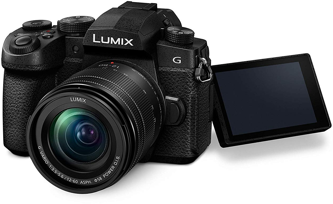PANASONIC Lumix DC-G91 Systemkamera mit Objektiv G Vario 12-60mm F3.5-5.6 ASPH Power OIS, Schwarz