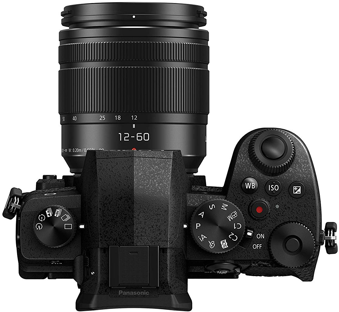 PANASONIC Lumix DC-G91 Systemkamera mit Objektiv G Vario 12-60mm F3.5-5.6 ASPH Power OIS, Schwarz