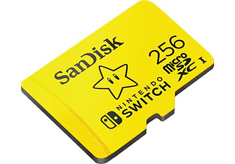 SANDISK microSDXC™, Speicherkarte für Nintendo Switch, 256 GB, Gelb Nintendo  Switch Zubehör | MediaMarkt