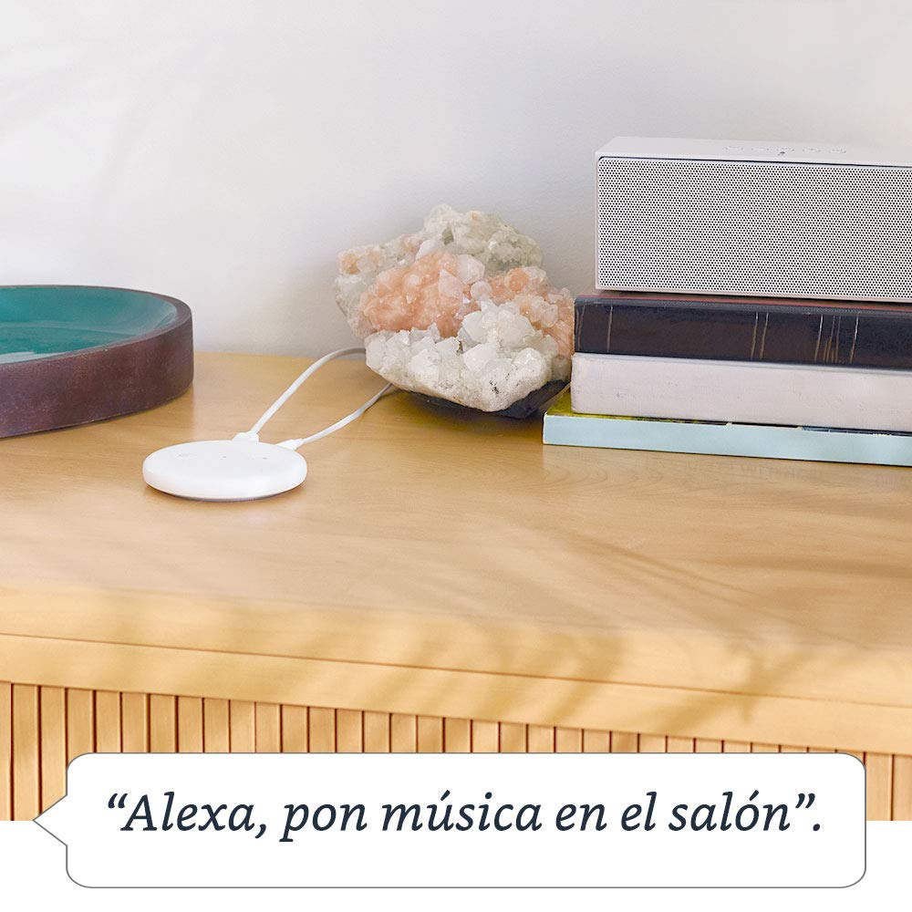 Adaptador Inteligente - Amazon Echo Input, Compatible con Alexa, Bluetooth, Blanco