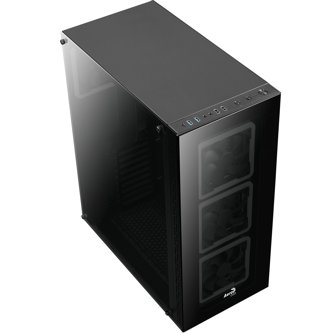 AEROCOOL Tor Pro PC-Gehäuse, Schwarz