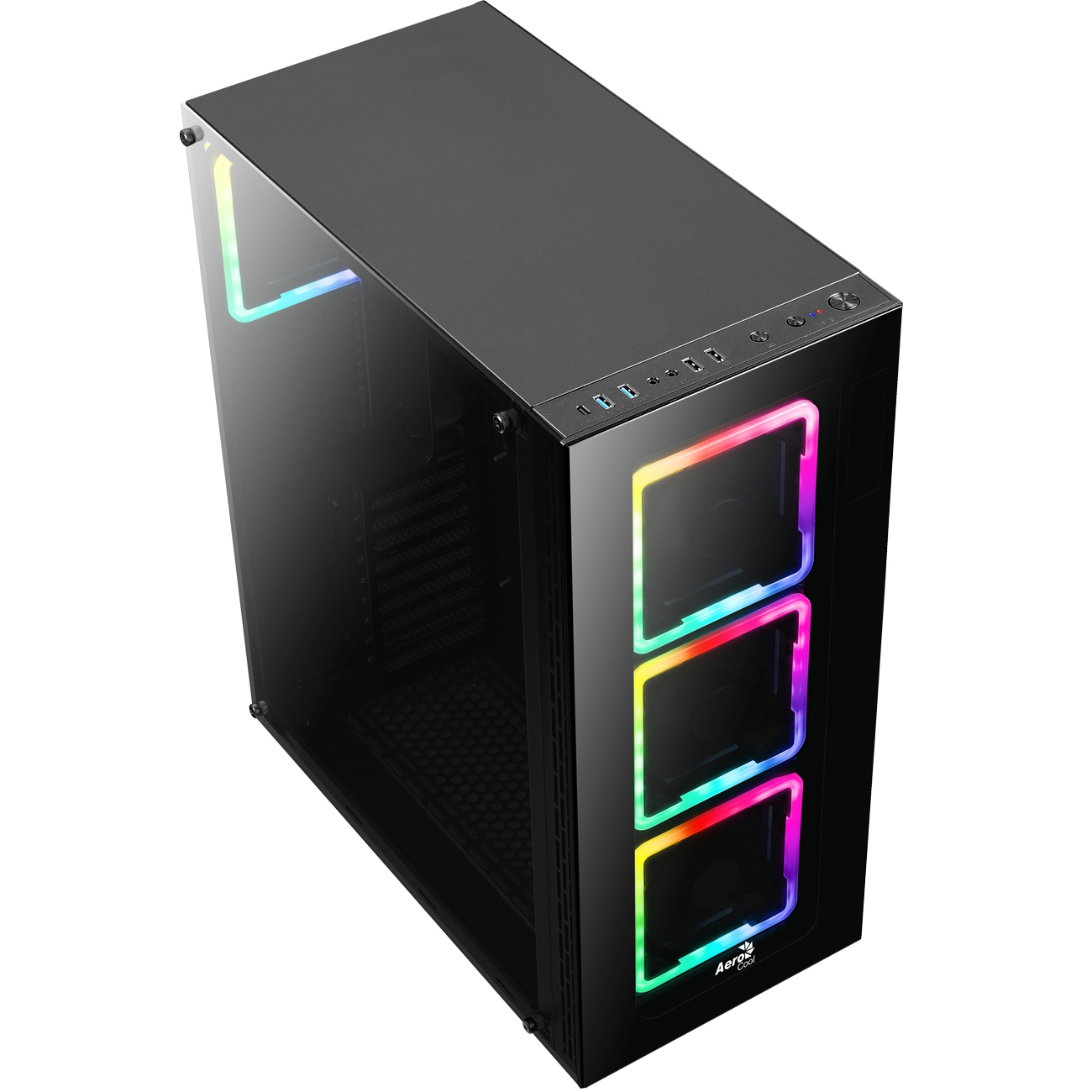 AEROCOOL Tor Pro PC-Gehäuse, Schwarz