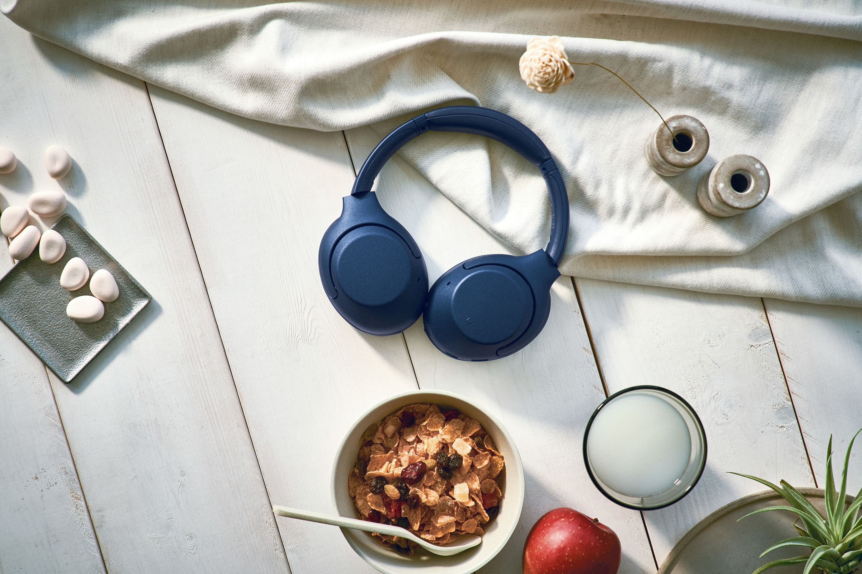SONY WH-XB900N, Over-ear Kopfhörer Bluetooth Blau