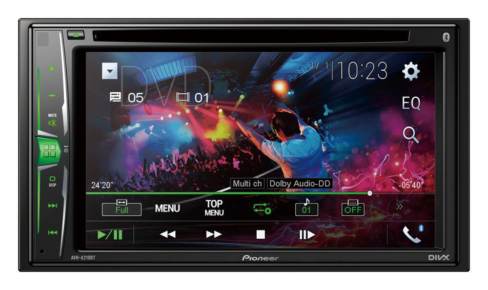 PIONEER AVH-A210BT Moniceiver 2 DIN (Doppel-DIN), 50 Watt