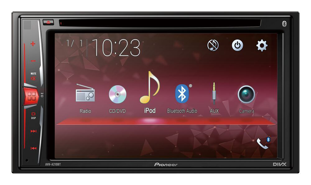 PIONEER AVH-A210BT Moniceiver 2 DIN (Doppel-DIN), 50 Watt