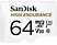 SANDISK Micro-SDXC High Endurance - Speicherkarte  (64 GB, 100 MB/s, Weiss)