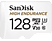 SANDISK Micro-SDXC High Endurance - Carte mémoire  (128 GB, 100 MB/s, Blanc)
