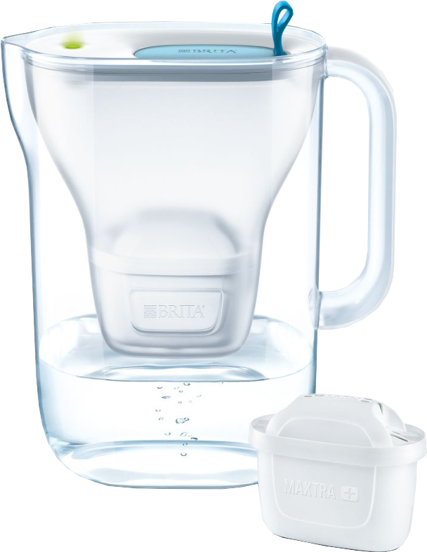 BRITA Carafe filtrante Style Cool Blue + 3 MAXTRA+ cartouches (1025892)