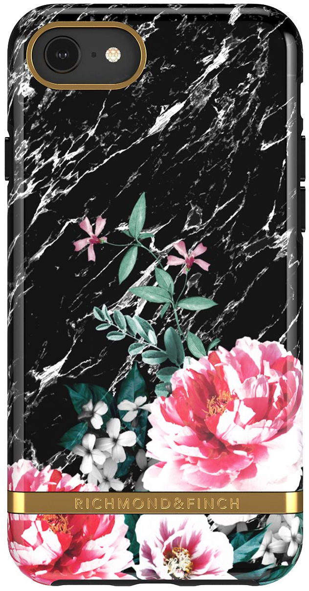 RICHMOND FINCH Cover Marble Floral iPhone 6s Noir
