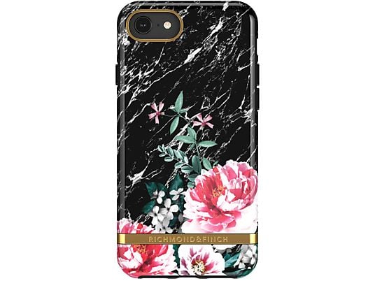 RICHMOND & FINCH Cover Marble Floral iPhone 8 / 7 / 6s / 6 Noir (IP678-603)