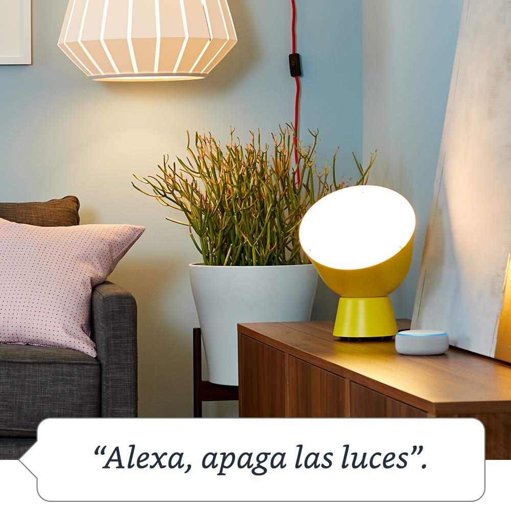 Enchufe inteligente - Amazon Smart Plug, Compatible con Alexa, Wi-Fi, Domótica, Blanco
