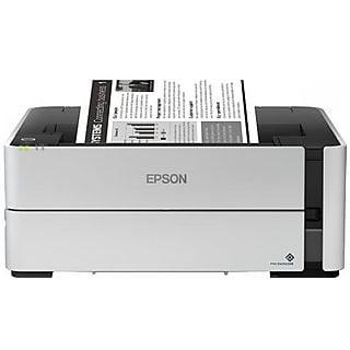 Impresora multifunción - Epson EcoTank ET-M1170, Depósito de tinta, 20 ppm, Wi-Fi, Monocromo, Gris