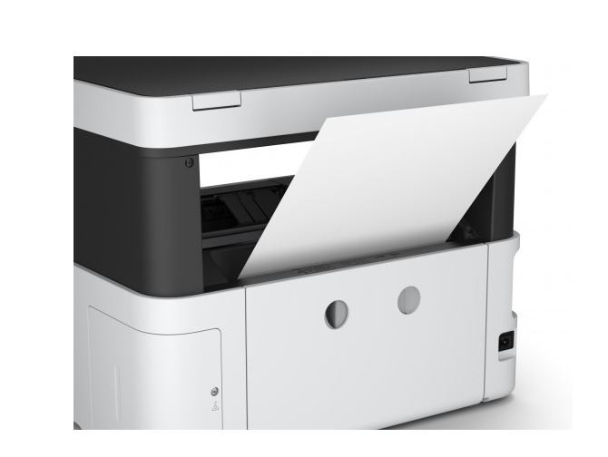 Impresora multifunción - Epson EcoTank ET-M2170, Depósito de tinta, 20 ppm, Wi-Fi, Monocromo, Gris