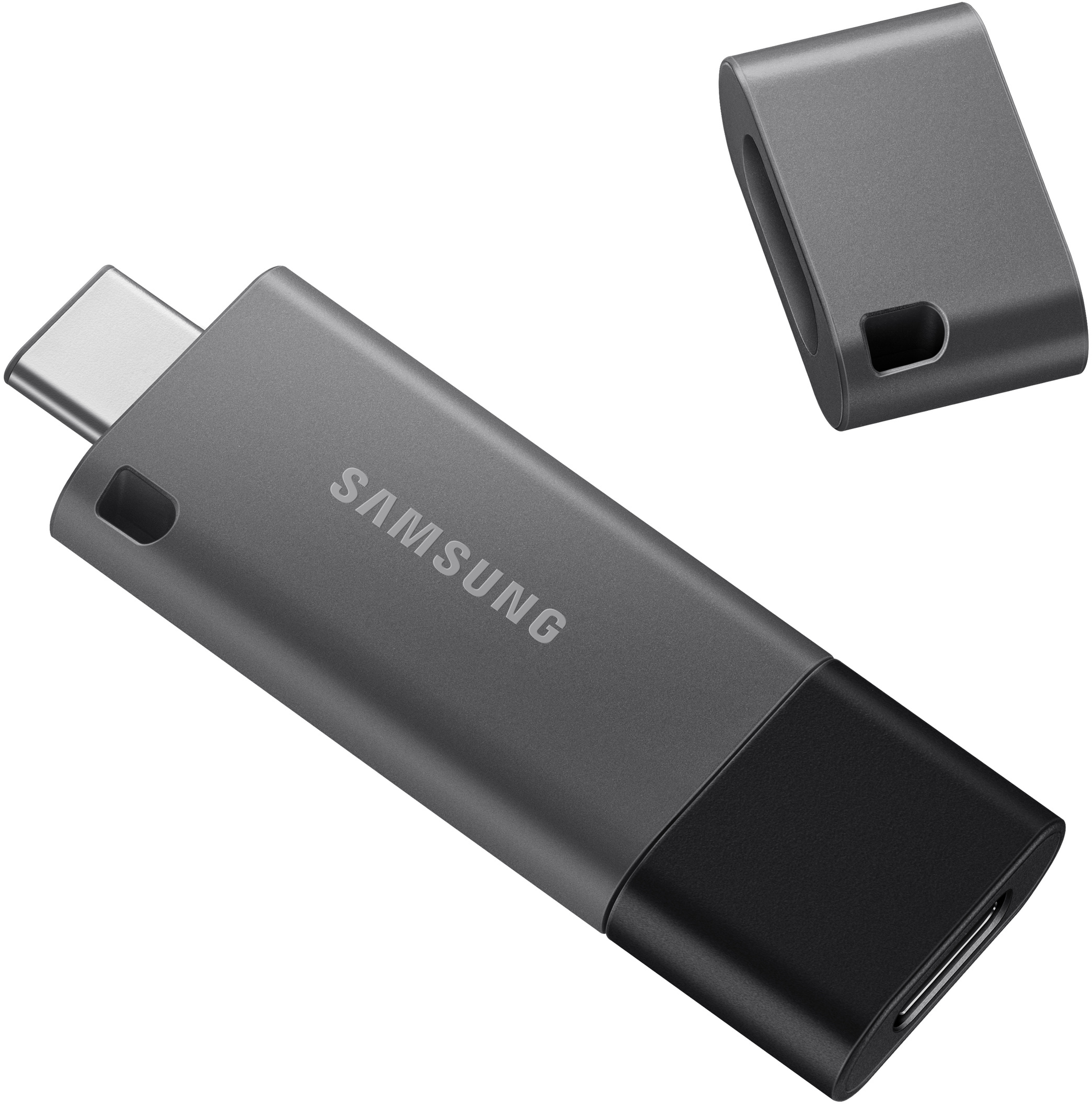 SAMSUNG Flash Drive DUO Plus USB-Stick, 32 GB, 200 MB/s, Silber/Schwarz