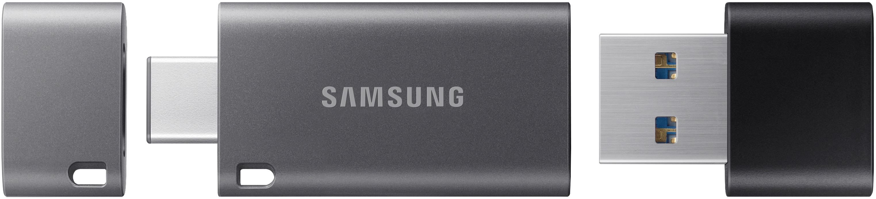 SAMSUNG Flash Drive DUO Plus USB-Stick, 32 GB, 200 MB/s, Silber/Schwarz
