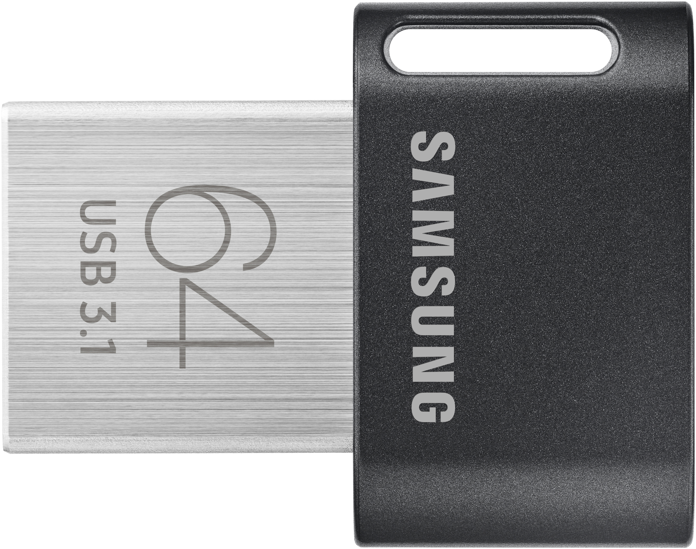 SAMSUNG Flash Drive FIT Plus USB-Stick, 64 GB, 200 MB/s, Schwar/Silber
