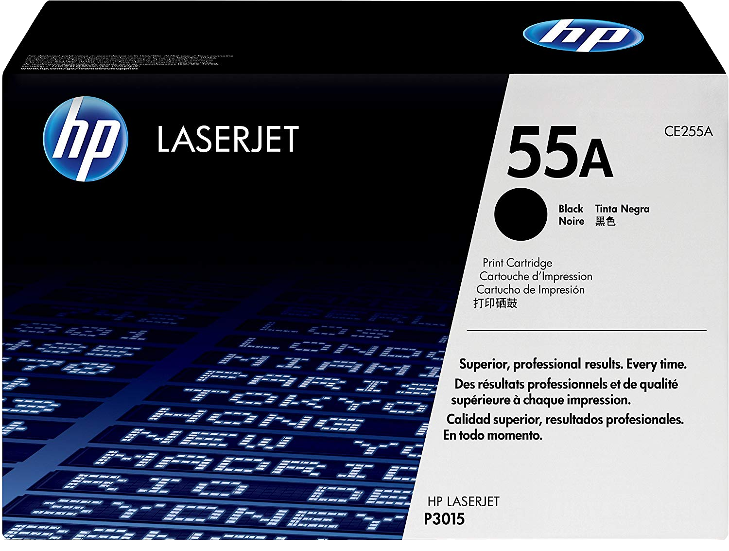 HP 55A fekete eredeti LaserJet tonerkazetta (CE255A)