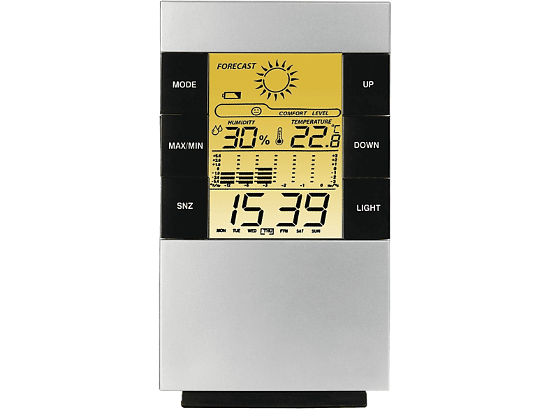 HAMA TH-200 Thermometer / Hygrometer, Silber