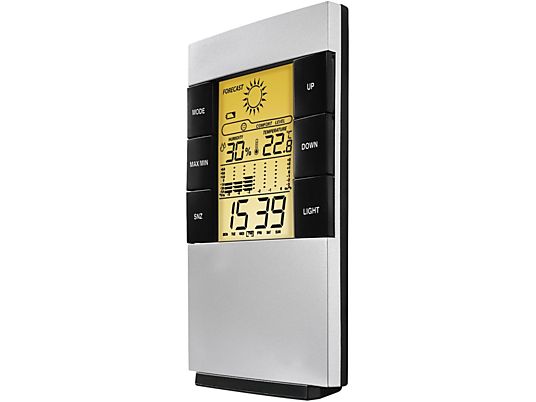 HAMA TH-200 - Thermometer/Hygrometer (Schwarz/Silber)