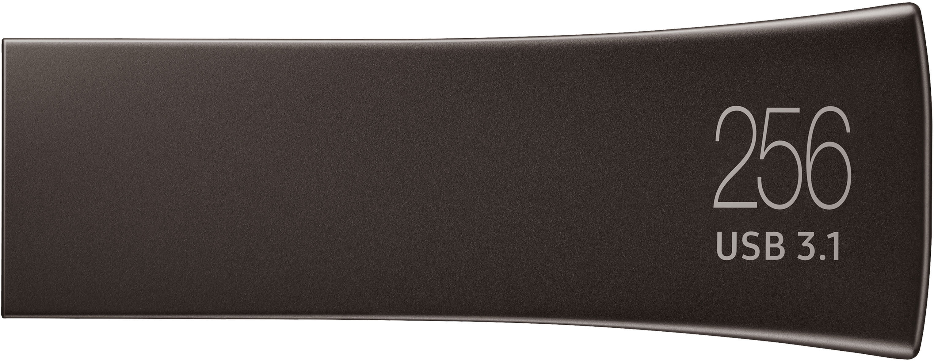 SAMSUNG Flash Drive BAR Plus USB-Stick, 256 GB, 300 MB/s, Titan Grau