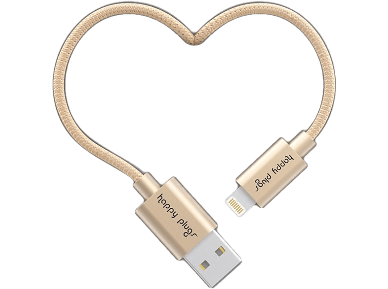 HAPPY PLUGS Lightning kabel 2 m Silver (155102)