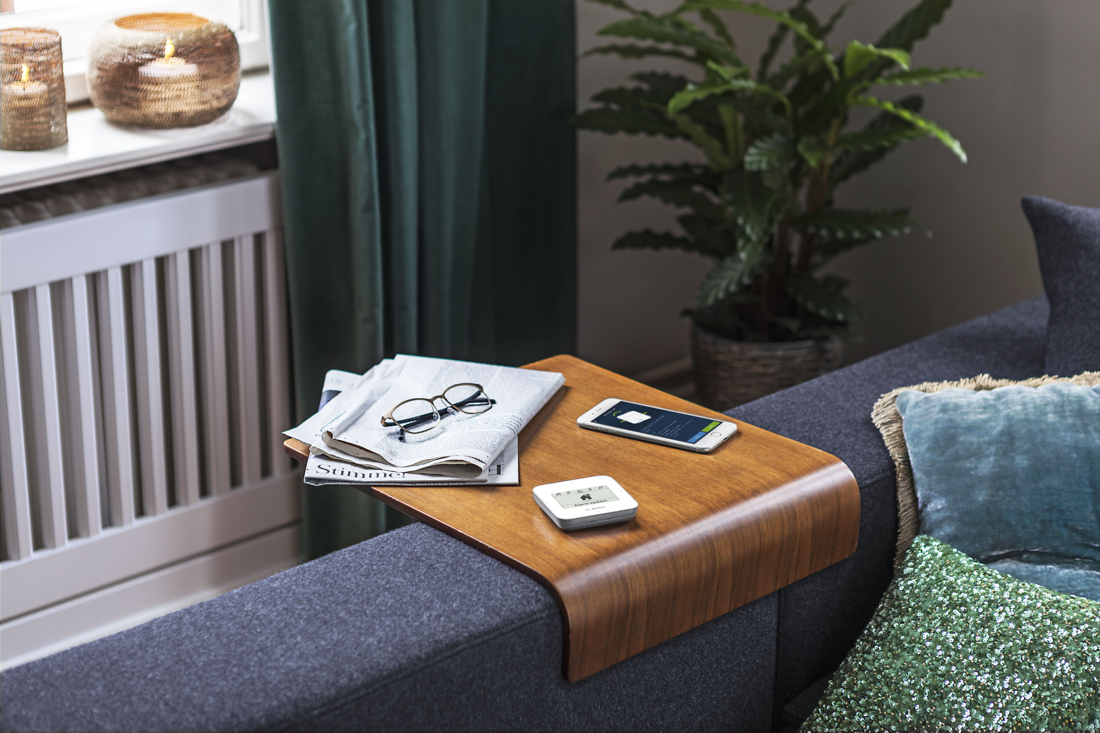 BOSCH Smart Home Twist Smart Home Fernbedienung, Weiß/Silber