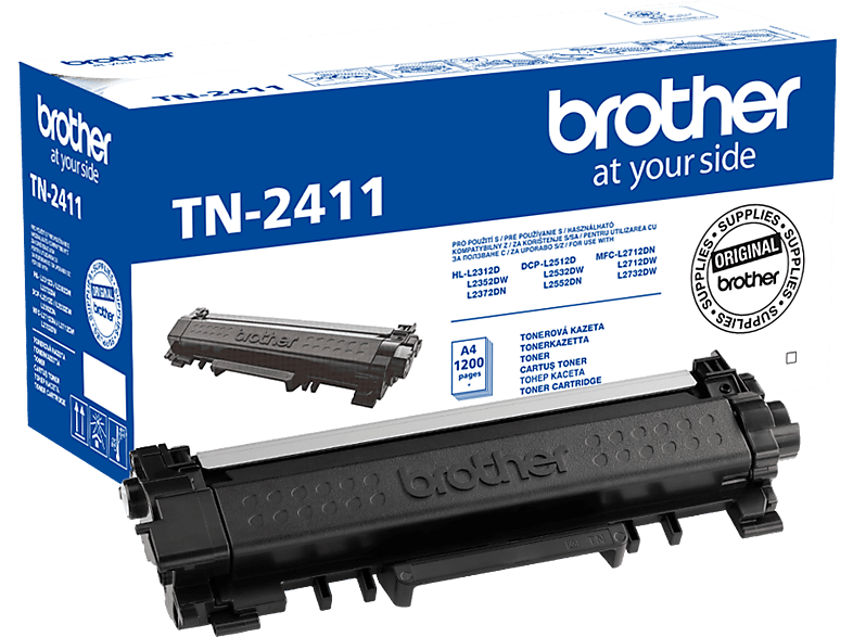 BROTHER TN2411 fekete toner, 1200 oldalhoz