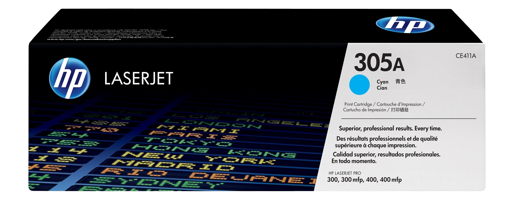 HP 305A ciánkék eredeti LaserJet tonerkazetta (CE411A)
