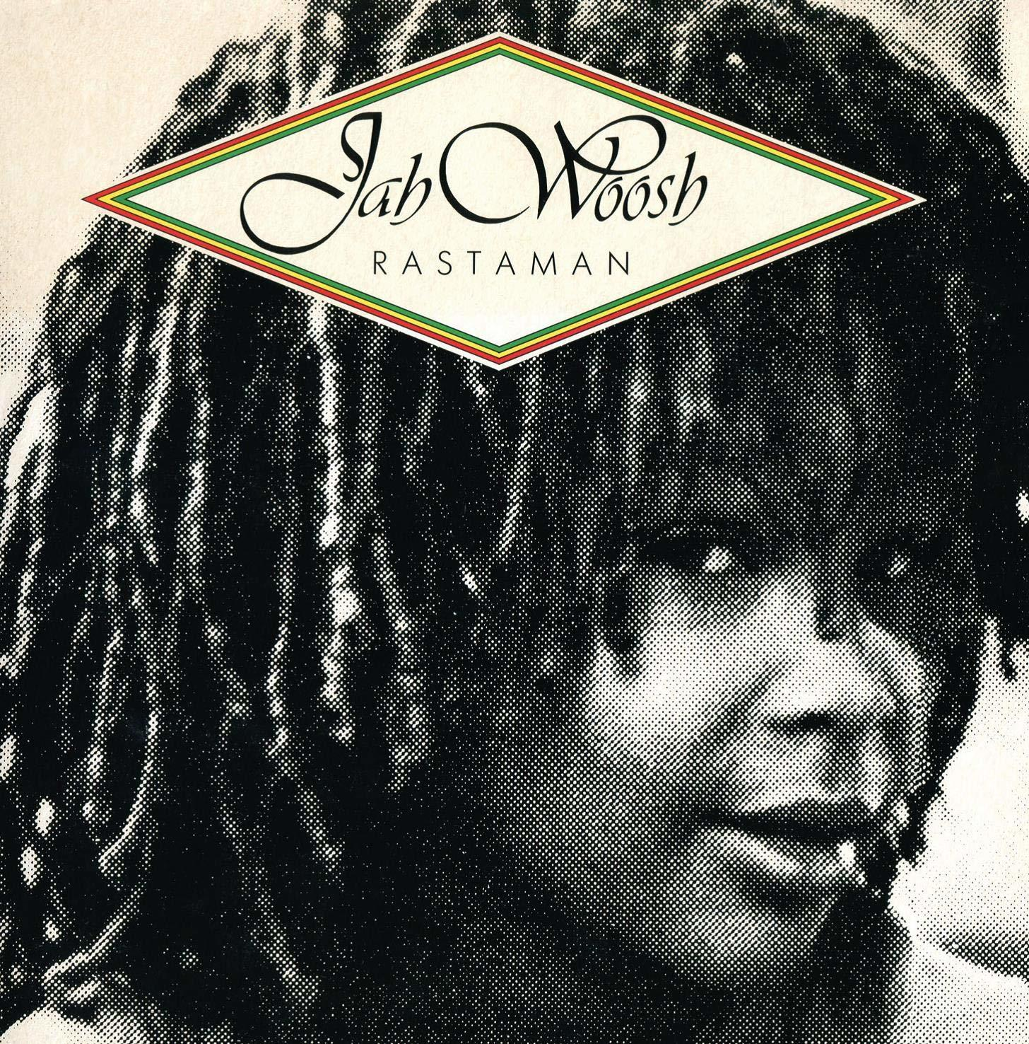 Albumcover mit einem Porträt einer Person mit Dreadlocks und Text.
