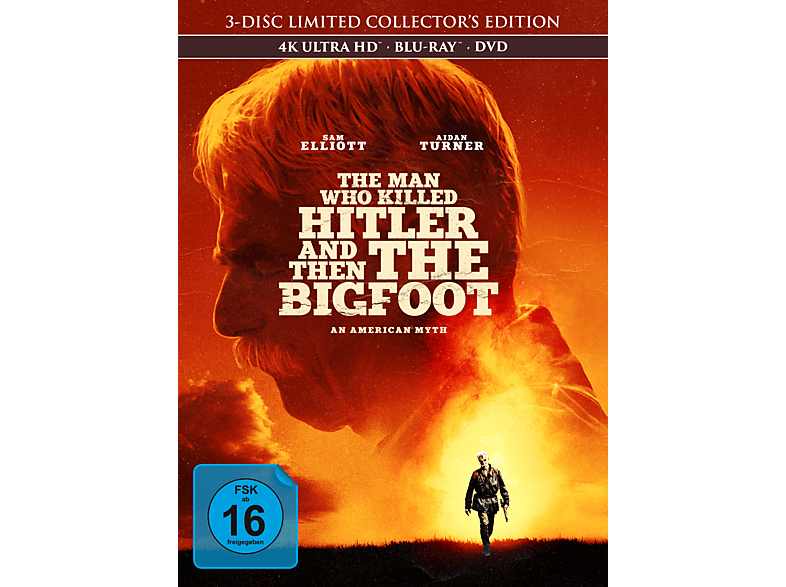 The Man Who Killed Hitler and then the Bigfoot 4K Ultra HD Blu-ray + Blu-ray + DVD (FSK: 16)