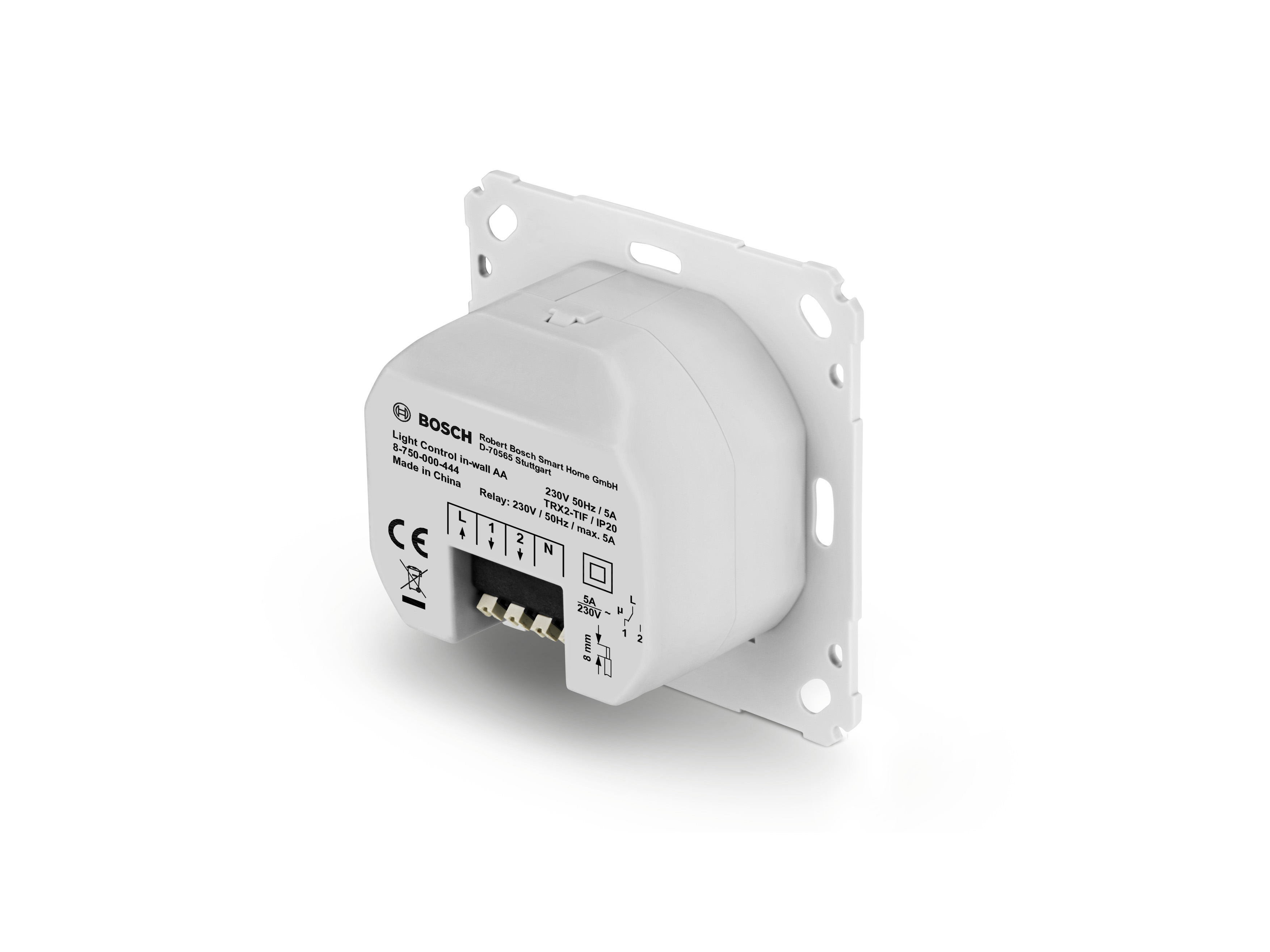 BOSCH Smart Home Lichtsteuerung Unterputz, Weiß