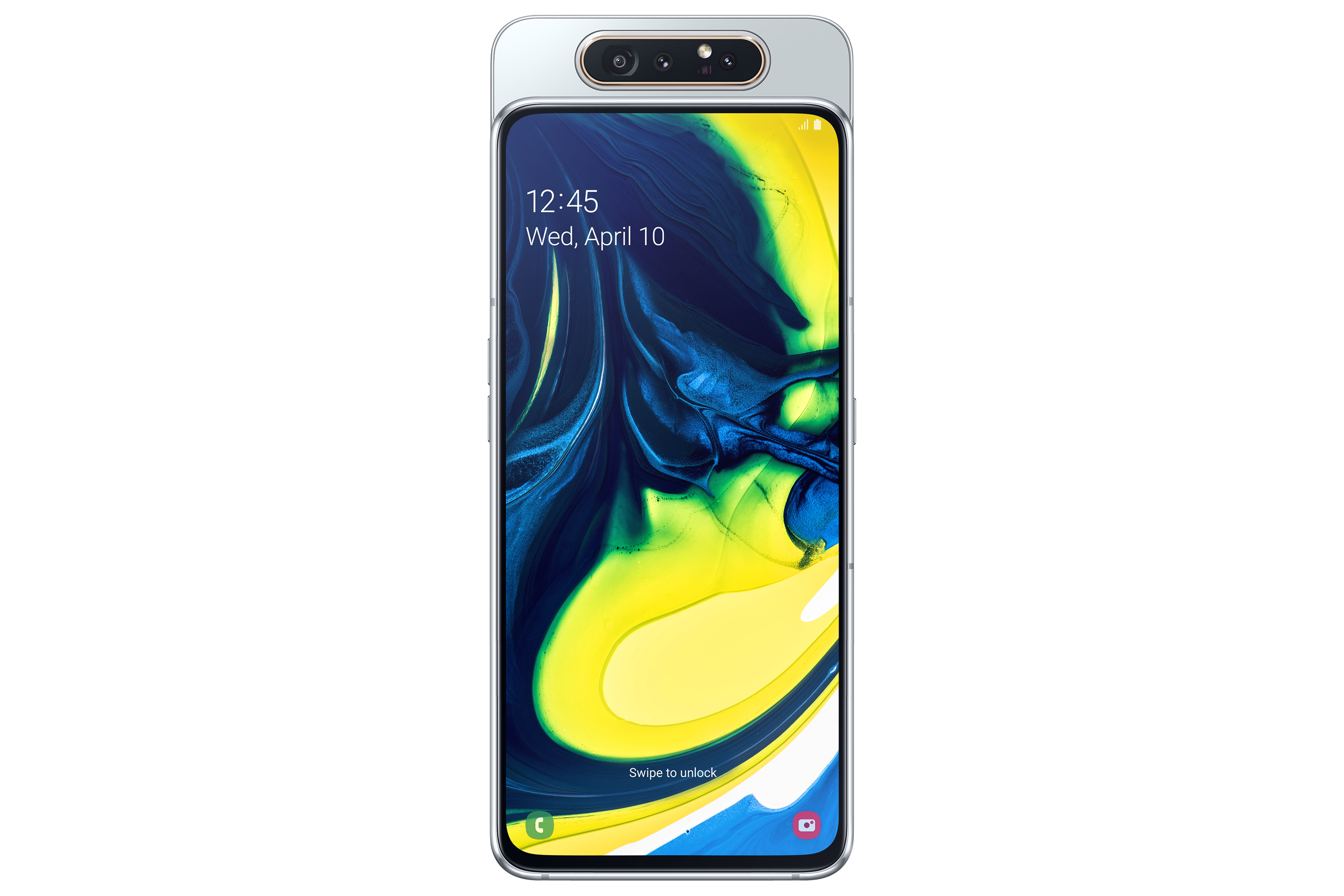 SAMSUNG Galaxy A80 128 GB Ghost White Dual SIM