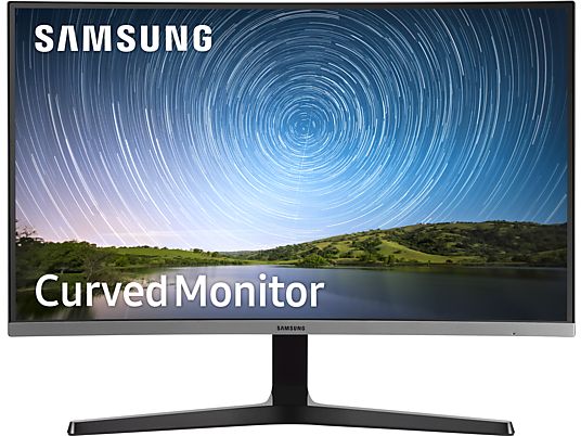 SAMSUNG LC27R500FHU - Gaming Monitor, 27 ", Full-HD, 60 Hz, Grau/Schwarz