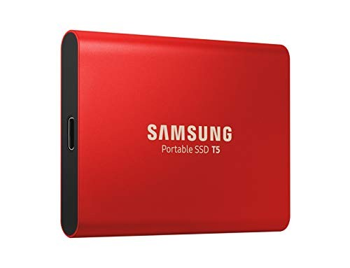 Ssd Externo Samsung t5 500gb rojo disco duro mupa500r 500 usb tipo c 3.1 2 540